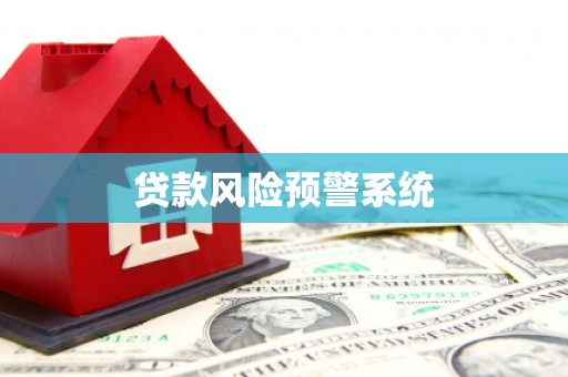 成县贷款风险预警系统