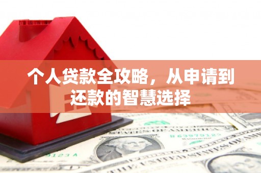 成县个人贷款全攻略，从申请到还款的智慧选择