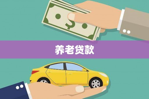 成县养老贷款