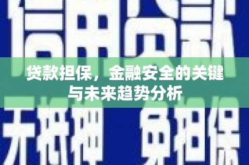 成县贷款担保，金融安全的关键与未来趋势分析