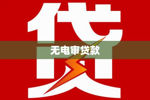 成县无电审贷款