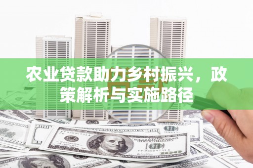成县农业贷款助力乡村振兴，政策解析与实施路径