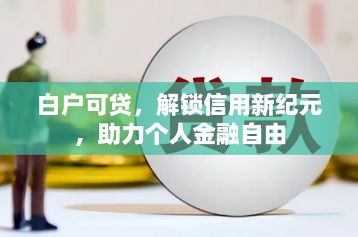 成县白户可贷，解锁信用新纪元，助力个人金融自由