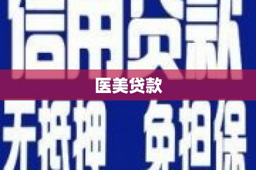 成县医美贷款