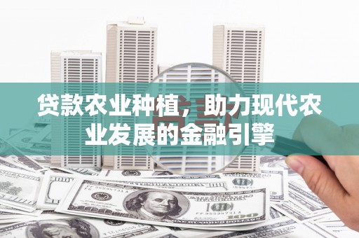 成县贷款农业种植，助力现代农业发展的金融引擎