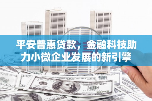 成县平安普惠贷款，金融科技助力小微企业发展的新引擎