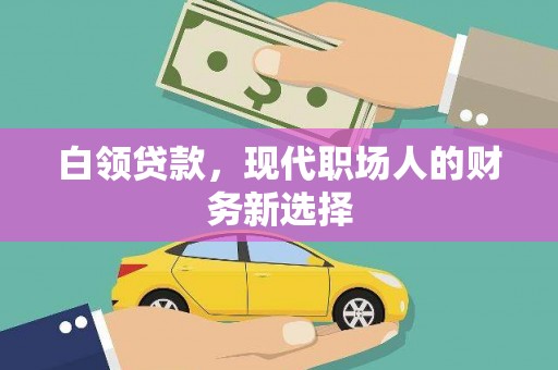 成县白领贷款，现代职场人的财务新选择