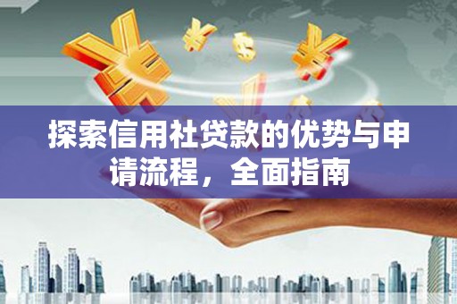 成县探索信用社贷款的优势与申请流程，全面指南