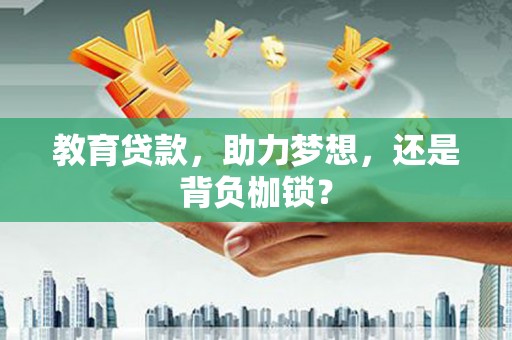 成县教育贷款，助力梦想，还是背负枷锁？