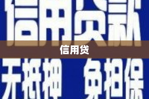 成县信用贷