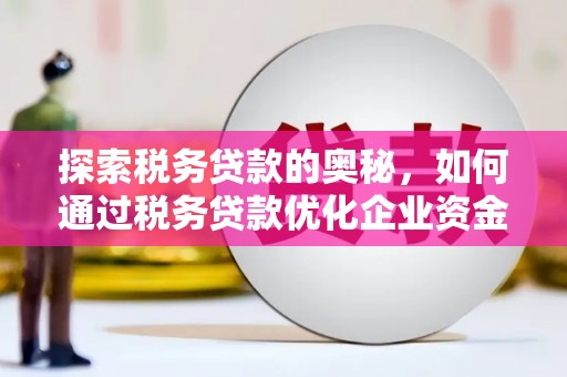 成县探索税务贷款的奥秘，如何通过税务贷款优化企业资金流