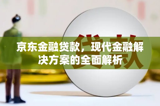成县京东金融贷款，现代金融解决方案的全面解析