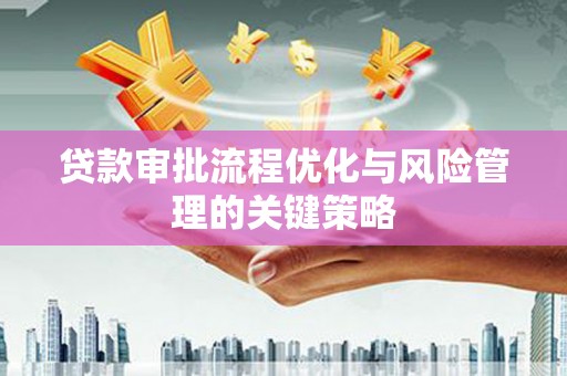 成县贷款审批流程优化与风险管理的关键策略