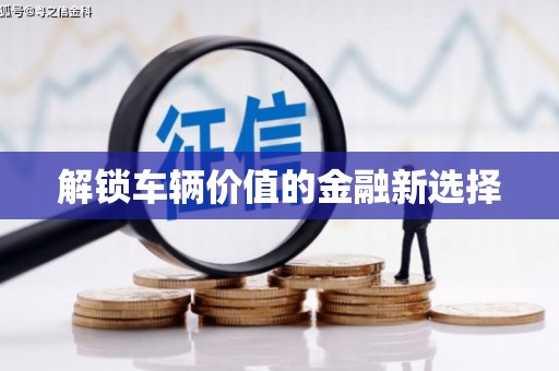 成县解锁车辆价值的金融新选择