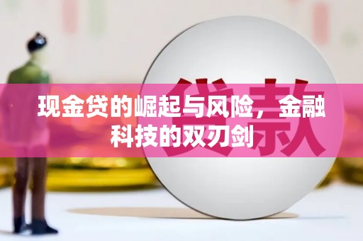 成县现金贷的崛起与风险，金融科技的双刃剑