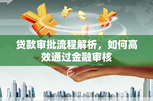 成县贷款审批流程解析，如何高效通过金融审核