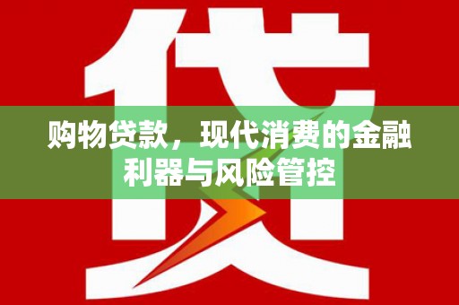 成县购物贷款，现代消费的金融利器与风险管控
