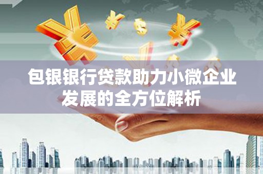 成县包银银行贷款助力小微企业发展的全方位解析