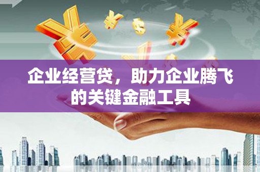成县企业经营贷，助力企业腾飞的关键金融工具