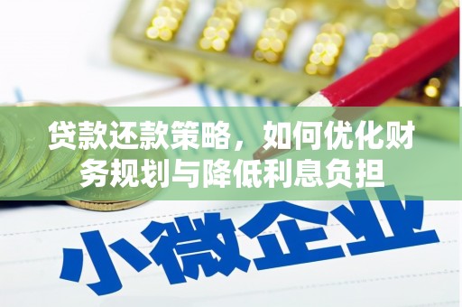 成县贷款还款策略，如何优化财务规划与降低利息负担