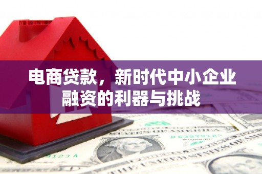 成县电商贷款，新时代中小企业融资的利器与挑战