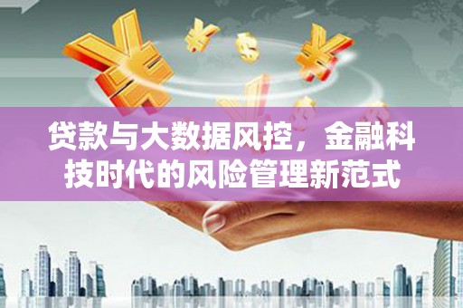 成县贷款与大数据风控，金融科技时代的风险管理新范式