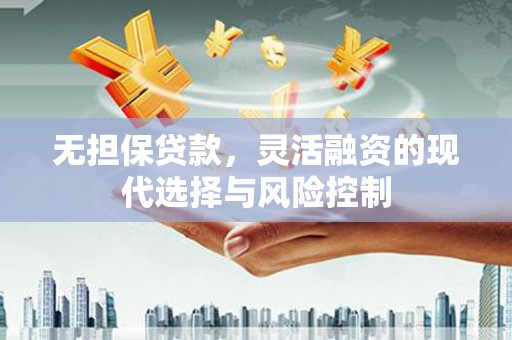 成县无担保贷款，灵活融资的现代选择与风险控制