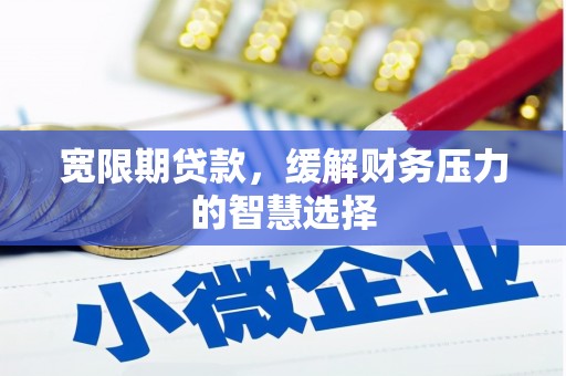 成县宽限期贷款，缓解财务压力的智慧选择