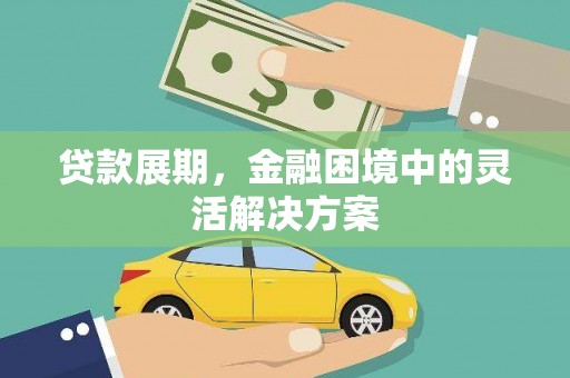 成县贷款展期，金融困境中的灵活解决方案