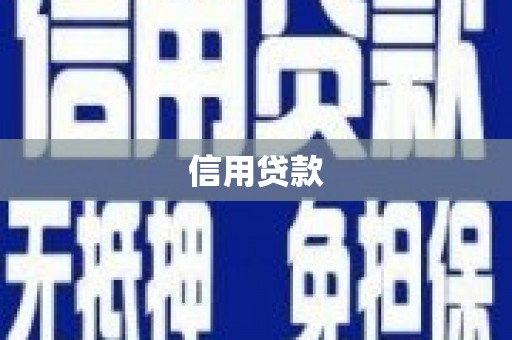 成县信用贷款