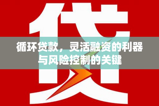 成县循环贷款，灵活融资的利器与风险控制的关键