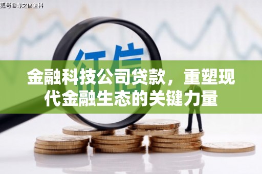 成县金融科技公司贷款，重塑现代金融生态的关键力量