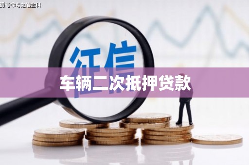 成县车辆二次抵押贷款