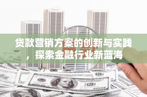 成县贷款营销方案的创新与实践，探索金融行业新蓝海