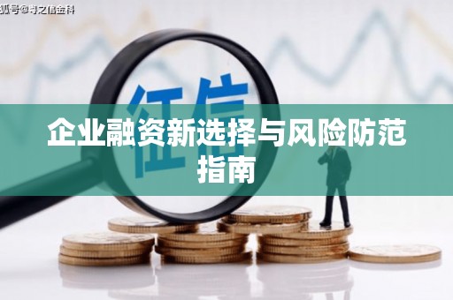 成县企业融资新选择与风险防范指南