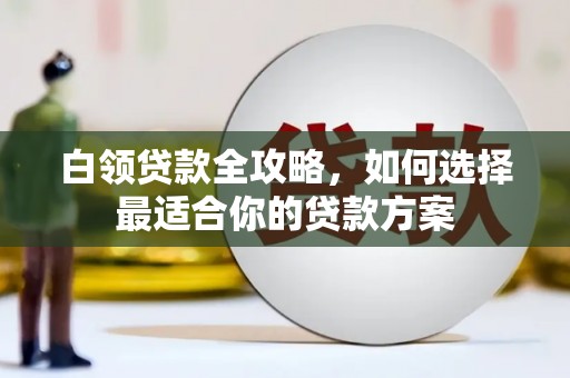 成县白领贷款全攻略，如何选择最适合你的贷款方案