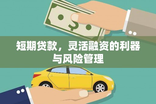 成县短期贷款，灵活融资的利器与风险管理