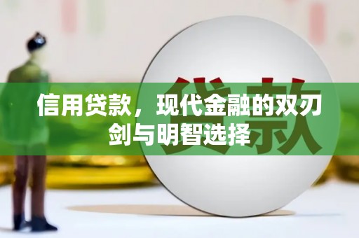 成县信用贷款，现代金融的双刃剑与明智选择